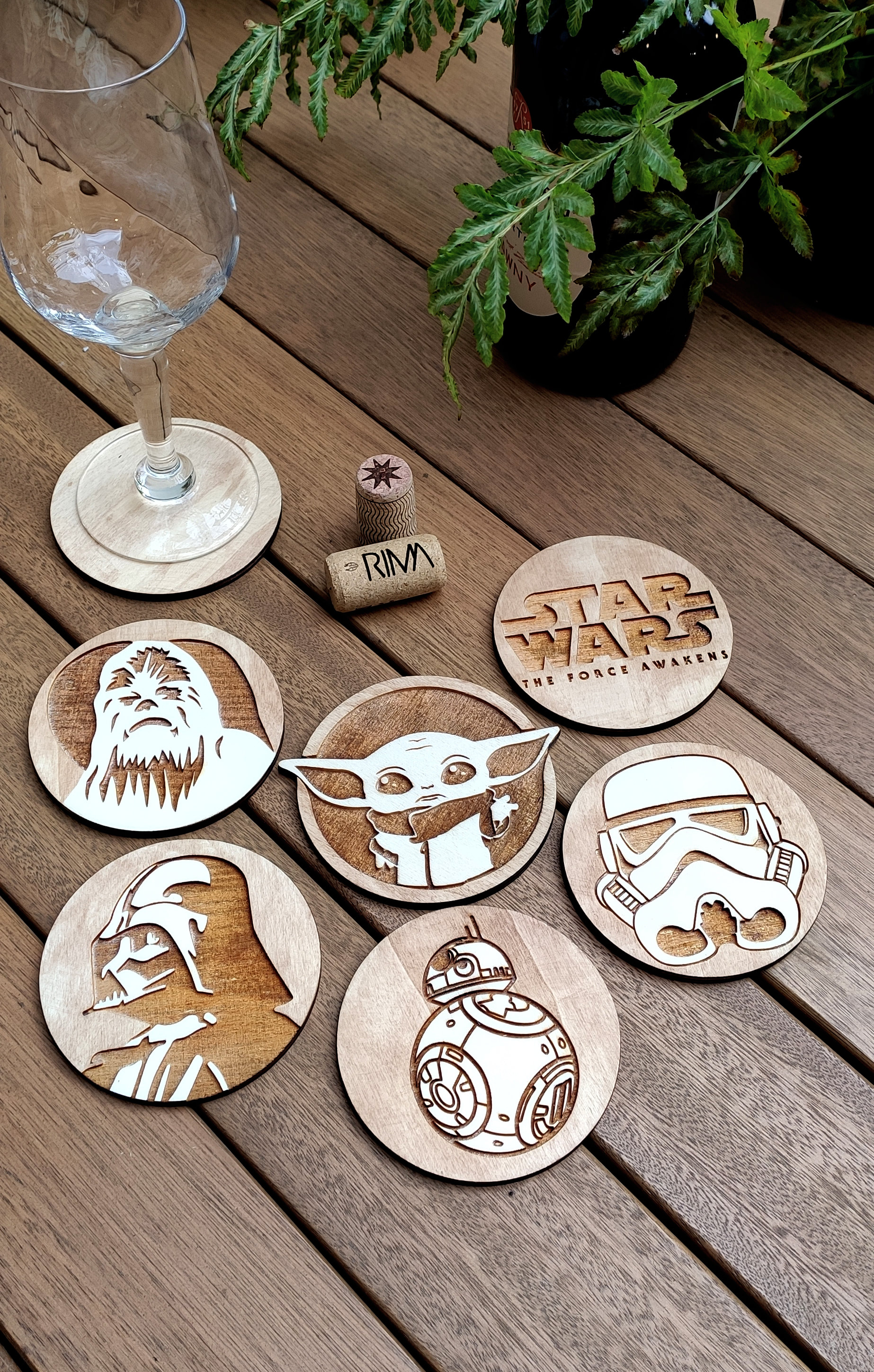 Stormtrooper Wood Coaster Star Wars Collection 