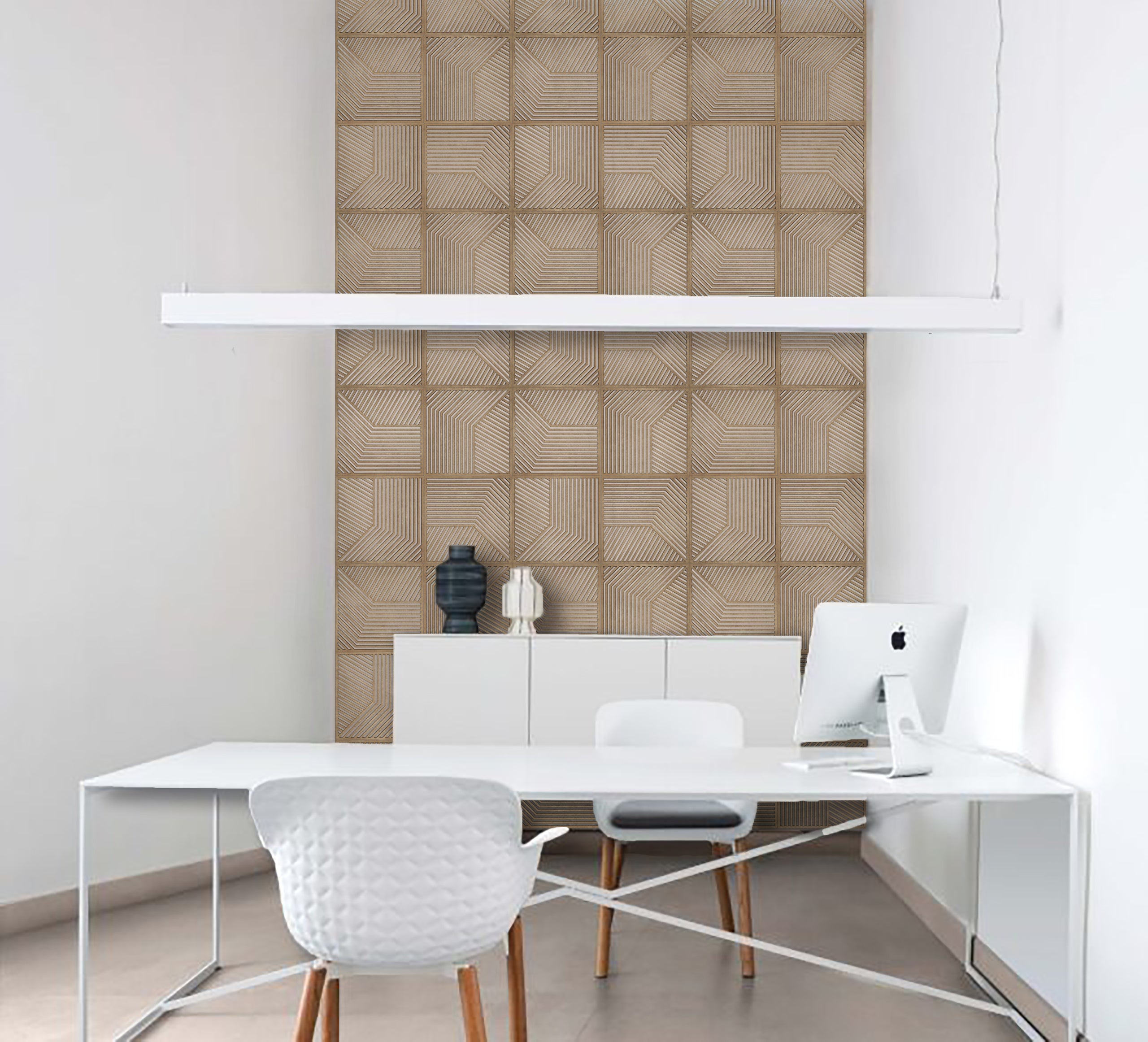 Wood Hollow Panels - Wall Art Geometric - Decorative Panel